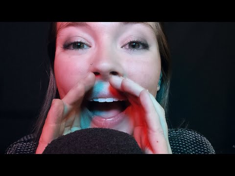 ASMR Aggressive Close-Up Whispers With Mouth Sounds and Word Repetition