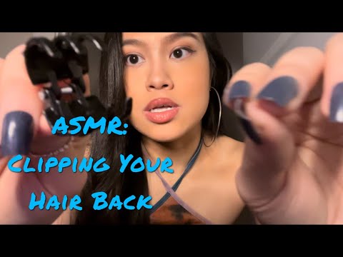 ASMR: Clipping Your Hair Roleplay | Soft Spoken | Gum Chewing | Hair Brushing | 💤