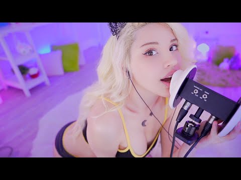 ASMR Intimate Kisses and Soothing Fabric Scratching Sounds 💗