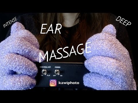 ASMR INTENSE EAR MASSAGE I DRY AND WITH LOTION   ディープイヤーマッサージ