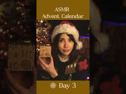 ASMR Advent Calendar - Day 3 ❄️ #asmr #shorts