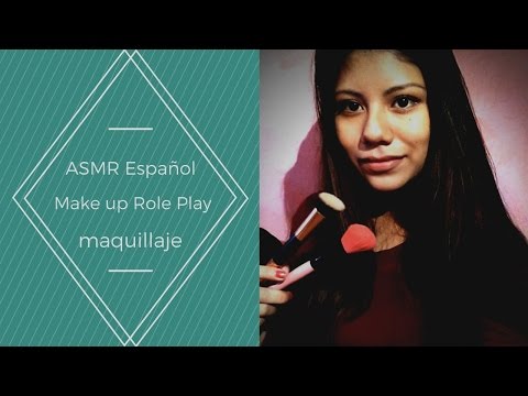 ASMR Español Roleplay - Doing your makeup / maquillandote para una cita