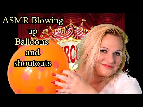 [ASMR] Balloon blowing and shoutouts