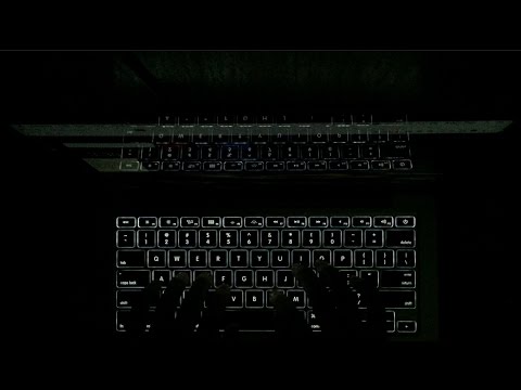ASMR TINGLY TYPING on a Macbook in the dark (visually pleasing) 🌟 NO TALKING