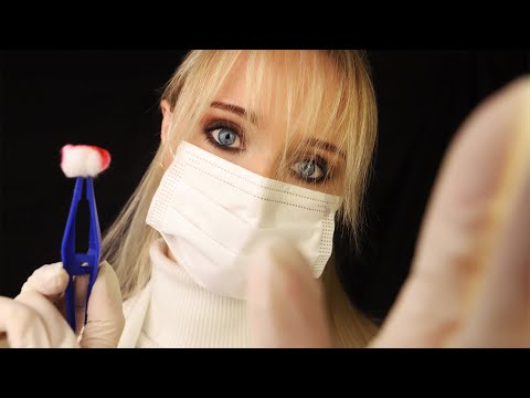 ASMR | Taking care of your HEAD WOUND