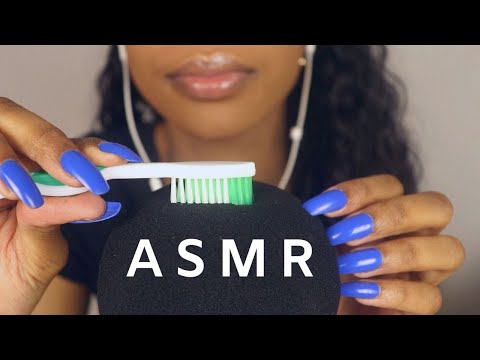 ASMR Relaxing Mic Exploration (Brain scratching, Brushing and Tracing Triggers) No Talking