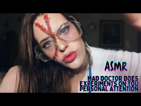 [ ASMR ]  Mad Doctor Does a Experiments on You #personalattention
