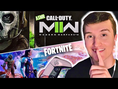 [ASMR] New Fortnite Chapter 4 + Call Of Duty MW2 Gameplay 🎮💤