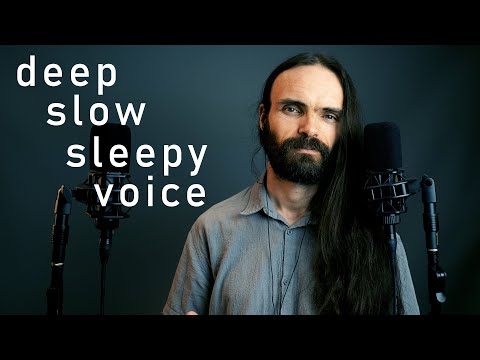 DEEP & SLOW VOICE ASMR (SLEEP SOUNDLY)