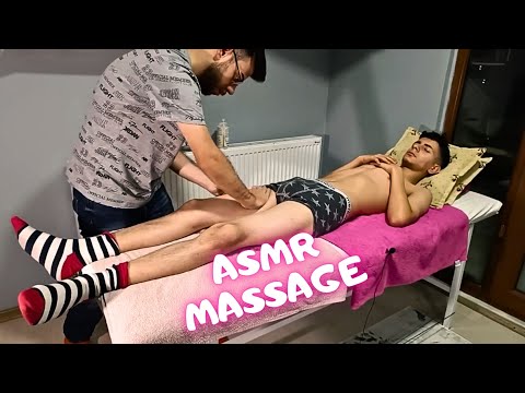 ASMR TURKISH AMAZING MASTER SLEEP MASSAGE-Chest,leg,feet,arm,back,abdomen