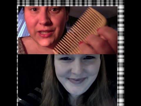 Asmr / Acmp  Spa Role Play -  Hair brushing/hair play/ face massage collab with PassionFlower ASMR