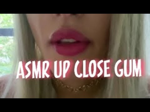 ASMR Up Close Gum Chewing (No Talking)