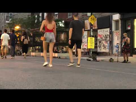 ASMR summer moments (wonderful street musician :)