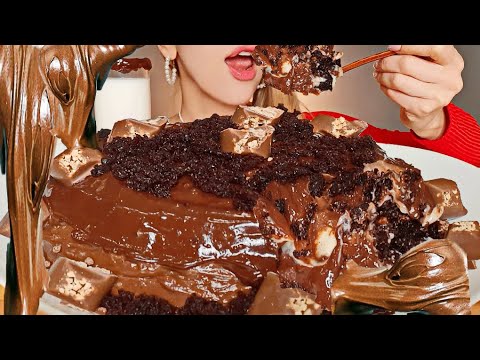 ASMR Chcolate Lava Cake dessert MUKBANG (Eating Show) 초콜릿 퐁당