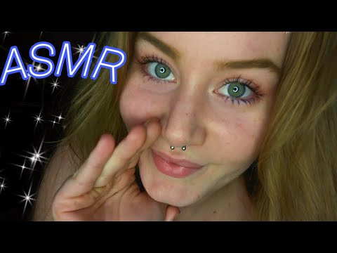 ASMR inaudible whispers, mouth sounds + nibbling to help you sleep 💤