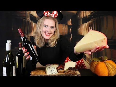 Minnie Mouse Wine 🍷Cheese 🧀 Pairing ASMR