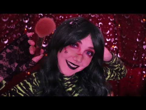Awkward Zombie Does Your Make-Up for the Monster Bash (ASMR)