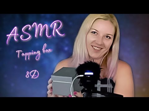 ASMR Tapping, Scratching Open/Close Little Box and Whisper 8D sounds