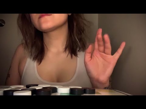 [asmr] girl doesn’t know how to play checkers for 10 min straight (NO TALKING)
