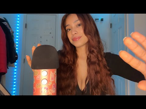 ASMR hand movements & face touching💕taking away the negative energy