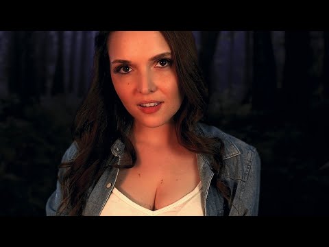 ASMR Girlfriend Roleplay || COZY BY THE CAMPFIRE || personal attention, fire sounds