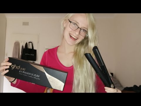🎧ASMR Tapping and unboxing the ghd GOLD