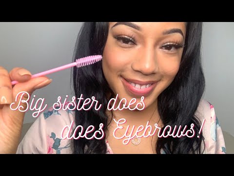 ASMR- Big sister does your eyebrows whispered RP🧞‍♀️🐙