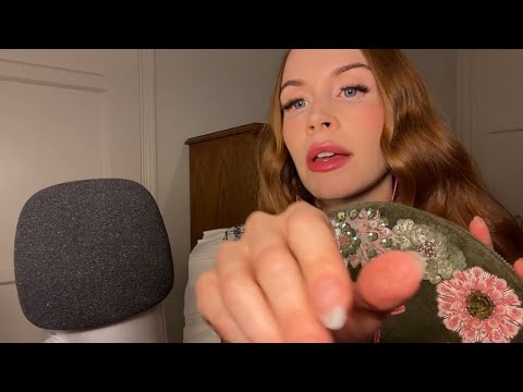 🌿ASMR🌿 More Beaded Christmas Clutch (Requested) 👛 Whispered w/ Fabric Scratching & Zipper Sounds