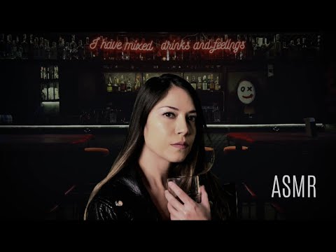 [ASMR] Stiff Drinks & Hard Feelings | Sassy RP, Leather Sounds, Soft Spoken, Personal Attention