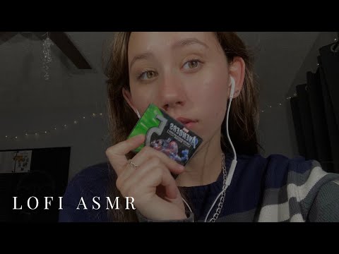 examining your face and chewing gum *lofi asmr*