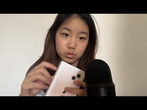 ASMR tapping on apple boxes
