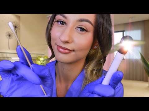 ASMR Medical Ear Cleaning Roleplay 🏥👂🏼(Hearing Tests & Examination)