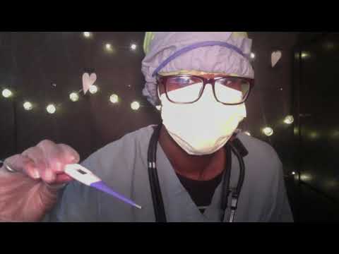 asmr doctor test you for COVID19 (roleplay)