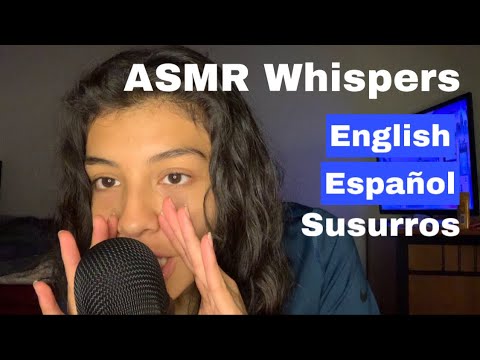 ASMR Whispers 💤(English/Español Susurros) 🇵🇪🇺🇸 [teaching you words in English and Spanish]