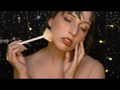 Skin and Collarbone Triggers, ASMR Tapping, Brushing, Tracing, Body Triggers, Face Touching