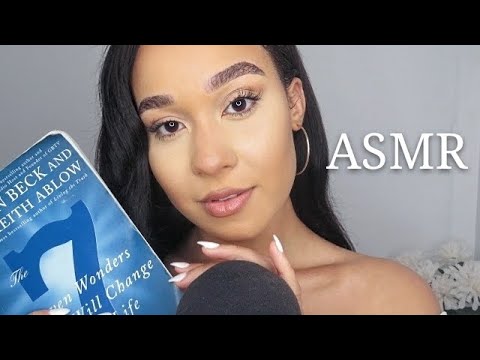ASMR Reading You To Sleep Semi-Inaudible Whispers♡ Page Turning,Tapping,Mouth Sounds..