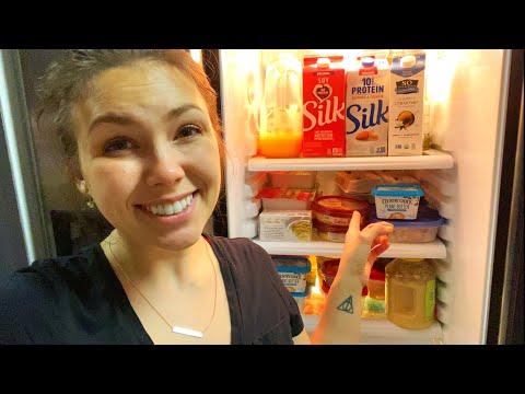 ASMR- My Pantry/Fridge Tour🥖🍌🍫 (what we purchased for being stuck at home)