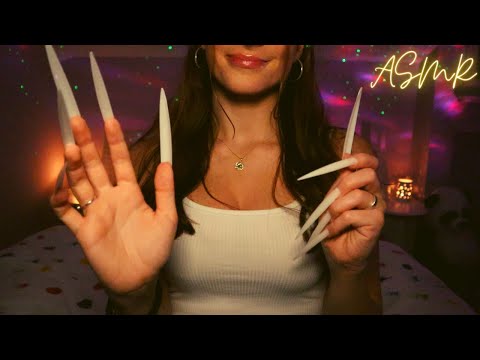 ASMR | Fast and Aggressive Hand Movements with Extremely Long Nails
