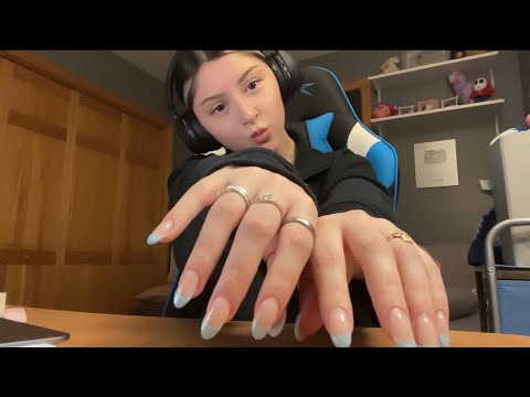 ASMR AGGRESSIVE FAST TRIGGERS that cured my tingle immunity (over your head, lofi camera tapping)