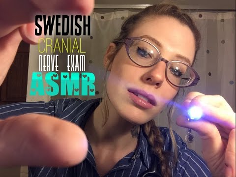 ASMR Swedish Cranial Nerve Exam