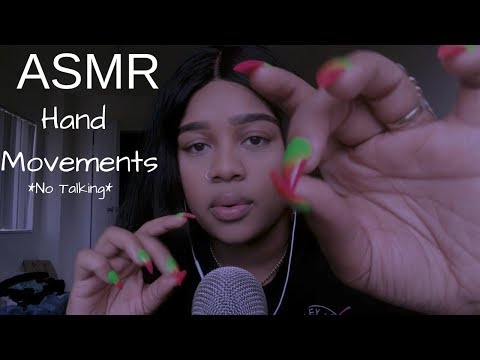 ASMR- HAND MOVEMENTS TO PUT YOU TO SLEEP 😴(Tongue Clicking, Mouth Sounds, Mic Blowing)