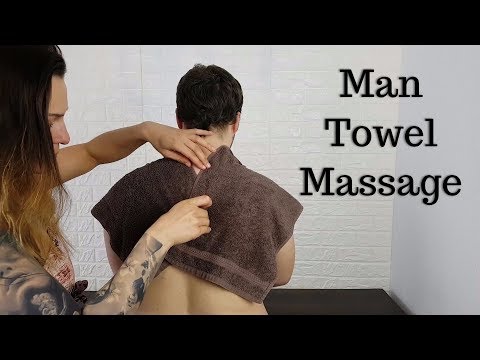 ASMR Relaxing Towel Massage For The Man