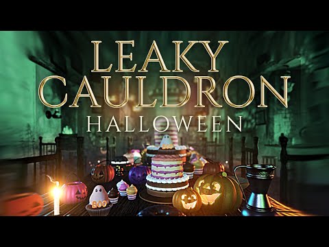 The Leaky Cauldron 🎃 Halloween Celebration Ambience & Music ◈ Harry Potter inspired Party Background
