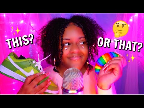 ASMR 💖✨Which Trigger Makes You Tingle? 🤤 This or That? (SUPER TINGLY)