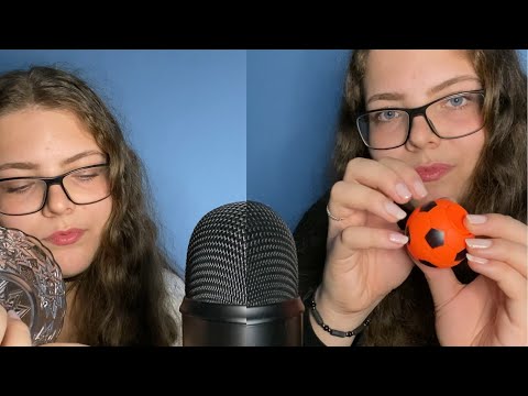 ASMR Twins | Layered Sounds for Sleep | Battle of Sounds and Languges😃