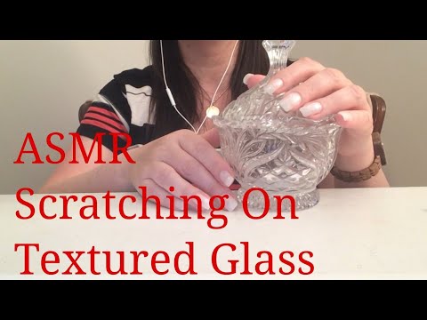 ASMR Scratching On Textured Glass (No Talking)