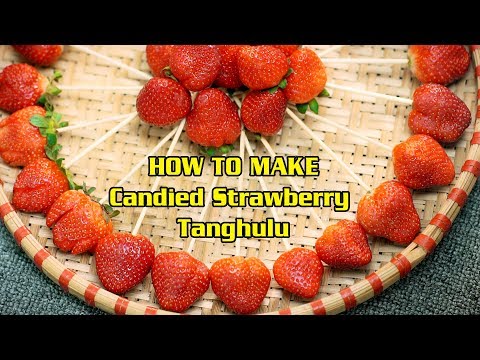 🍓RECIPE 🍓How to make Candied Strawberry , Tanghulu | LINH-ASMR