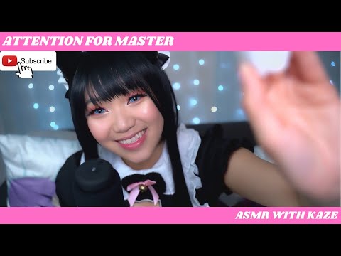ASMR MAID COSPLAY : HEAD SCRATCHES FOR MASTER