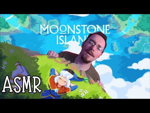 asmr | 🌕 moonstone island 🏝️ (relaxing gameplay)