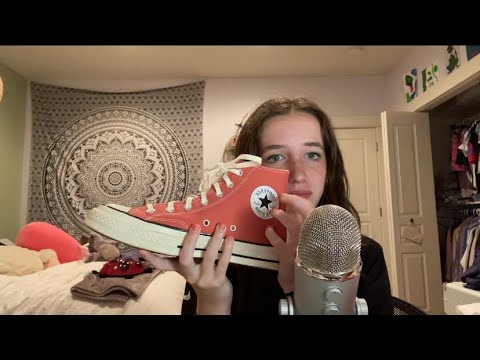 Asmr unboxing ￼converses￼ + chit chat